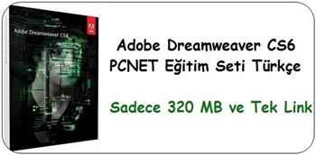 Adobe Dreamweaver CS6 Eğitim Seti İndir – Türkçe