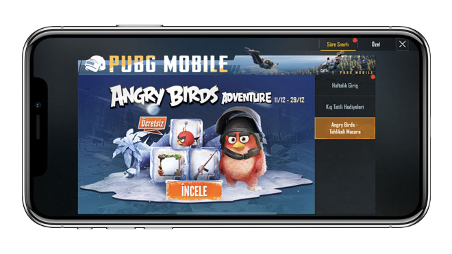PUBG Mobile için Angry Birds güncellemesi yayında