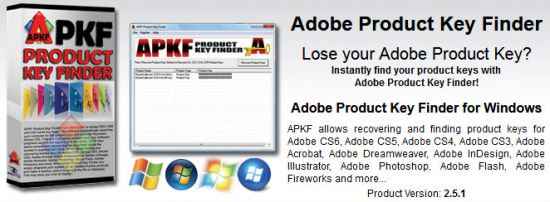 APKF Adobe Product Key Finder İndir – Full v2.6.0.0