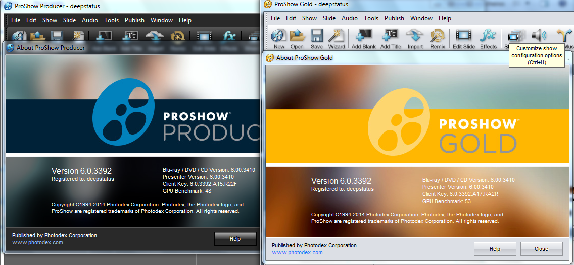 Photodex ProShow Producer And Gold v6.0.3410 [deepstatus][h33t][1337x]